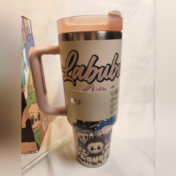 Stanley Labubu Quencher H2.0 FlowState Tumbler Special Edition 40 Oz - Picture 2 of 8